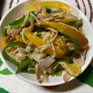 ☆ハムとえのきと野菜のマヨネーズ炒め☆